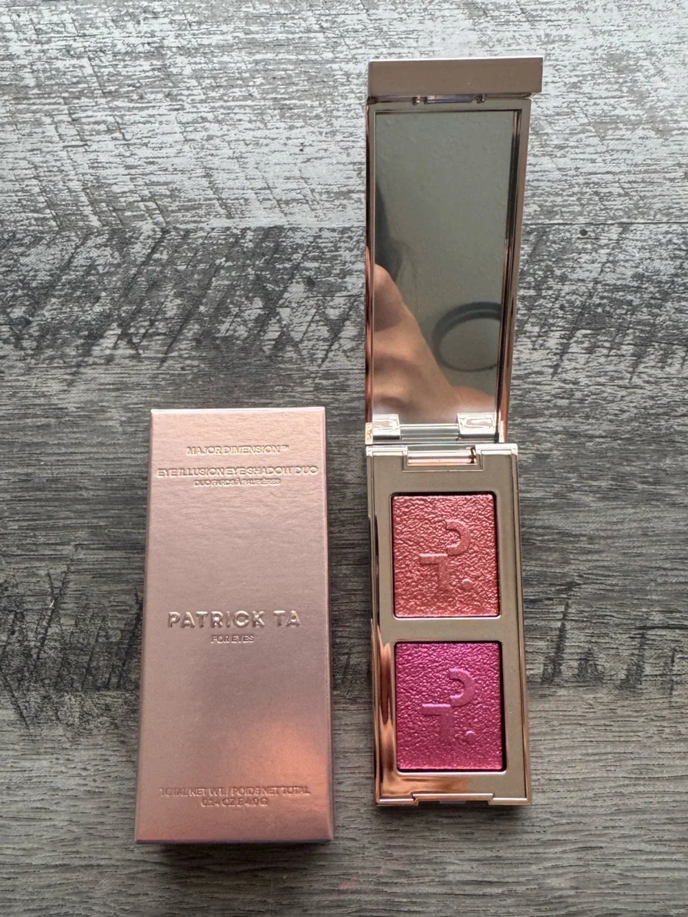 Patrick Ta Major Dimension Eye Illusion Eyeshadow Duo – I’m With Her (NIB)